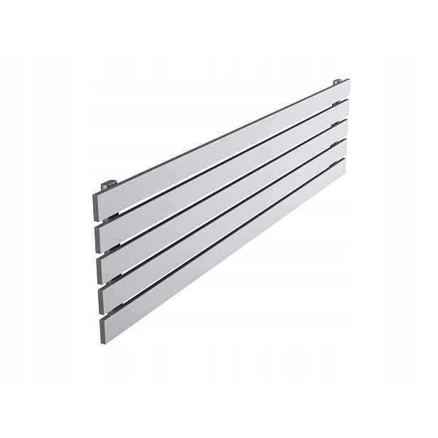 Dekorativní radiátor horizontální 37x120 Stříbrný