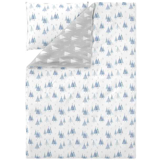 Livarno® Ložní povlečení z jemného flanelu, 140 x 200 cm, 70 x 90 cm (jedlově zelená)