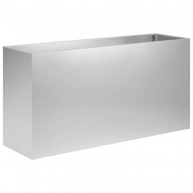 vidaXL Zahradní pěstebník Stříbrná 100 x 30 x 50 cm Pozinkovaná ocel