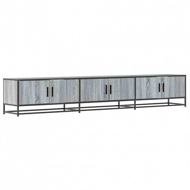 vidaXL TV skříňka šedá sonoma 240 x 35 x 41 cm kompozitní dřevo