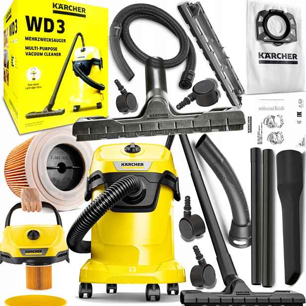 Vysavač Karcher Průmyslový Domácí A Dílenský, Mokrý A Suchý, Výkonný