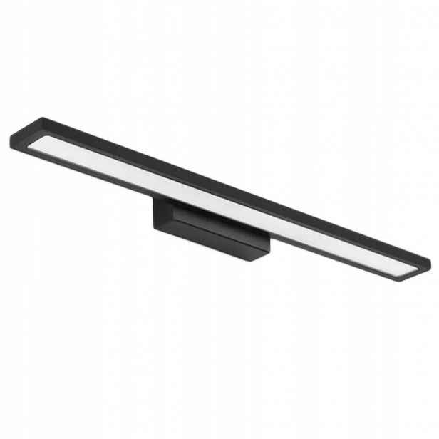 Nástěnné svítidlo černé Led 60 cm Flat Black nad Zrcadlo