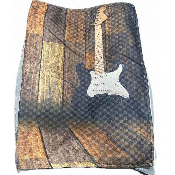 Přehoz na postel deka 220x260 cm polyester hnědá Abakuhaus dům ložnice