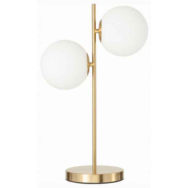 Stolní lampa elegantní zlatá Milano Twin