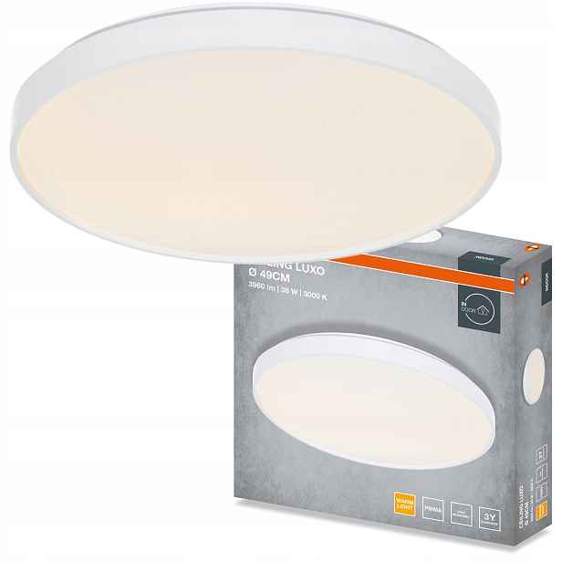 Stropní Svítidlo Led Stropní Svítidlo Nástěnné svítidlo Panel 36W 1980lm 3000K Osram