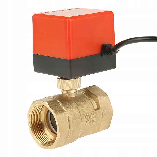 Elektroventil Kulový S Pohonem 12V G1-1/2" Pohon Ventil DN40 Průchozí