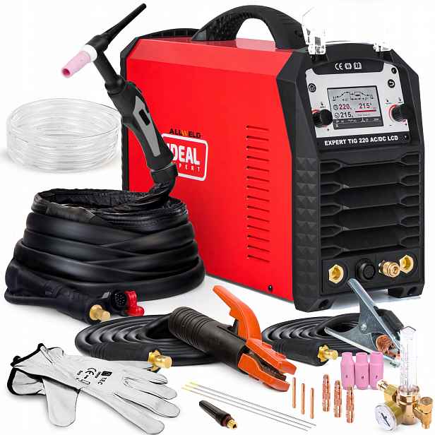 Invertorová Svářečka Ideal Expert Tig 220 Ac/dc LCD Puls Mma Igbt