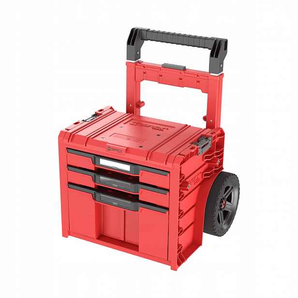Skříňka na nářadí s kolečky Qbrick System Pro Cart 2.0 Plus Drawer 3 Red