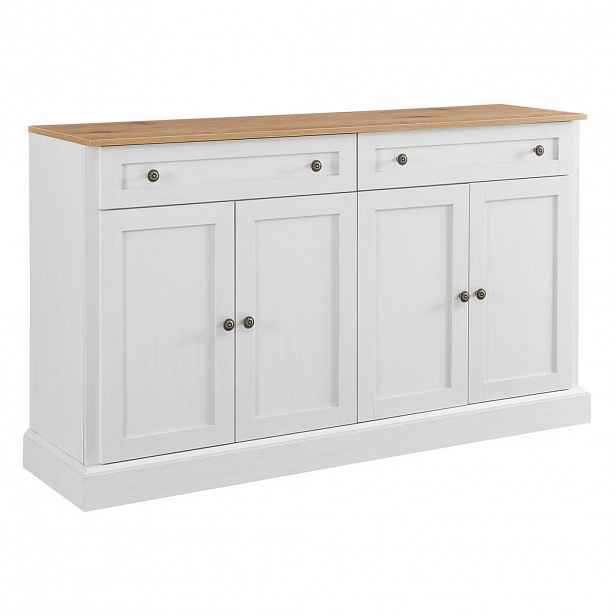 Urban Meuble SIDEBOARD 150 cm v antické bílé a přírodní