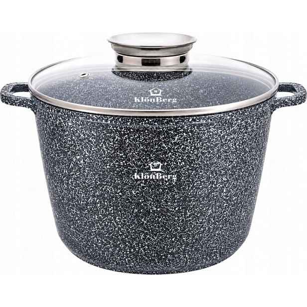 Velký Vysoký Hrnec Mramorový Zapékací Mísa 36CM 21L Indukce Plyn KlönBerg
