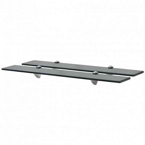 vidaXL Plovoucí police 2 ks sklo 70 x 20 cm 8 mm