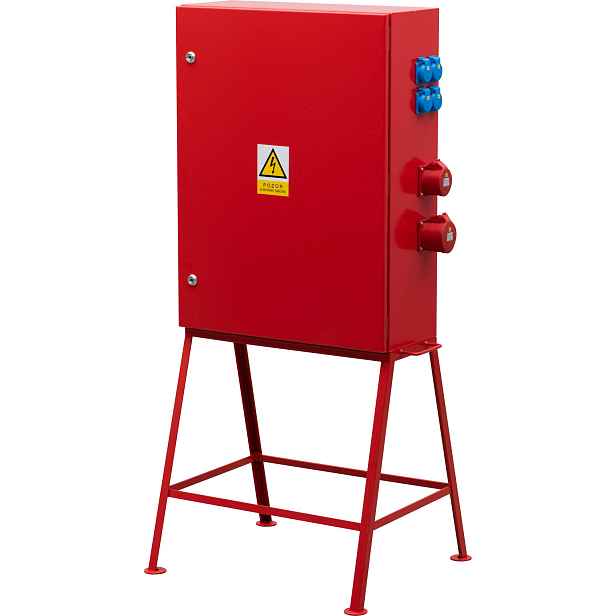 Rozvaděč staveništní elektroměrový ČEZ/EG.D 40 A RA411/HL40/FI40/CEZ/SIN 4× 230 V