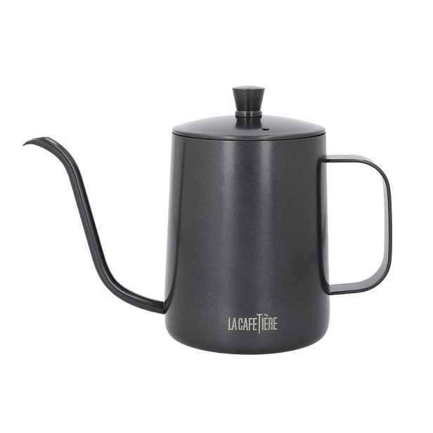 Šedá konvice na přípravu kávy z nerezové oceli 0.6 l La Cafetiere - Kitchen Craft