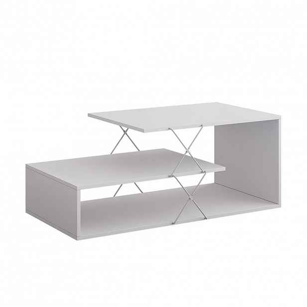 Vicco KONFERENČNÍ STOLEK Nario Bílá 100 x 50 cm