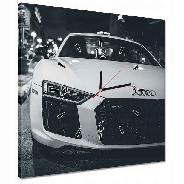 Hodiny 40x40 Audi Krásné auta