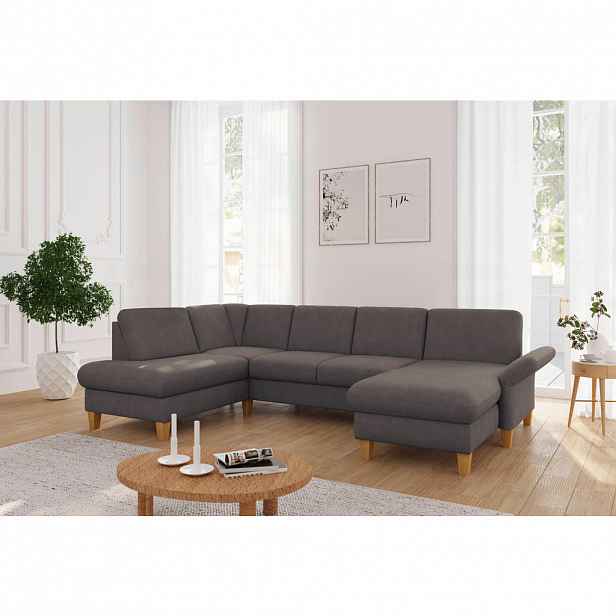 Sit & More SEDACÍ SOUPRAVA, textil, jílová barva