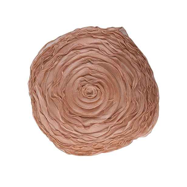 Béžový kulatý polštář ve tvaru květu Bella - Ø 40 cm Mars & More