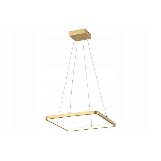 Závěsné Led svítidlo moderní zlaté čtvercové 40 cm horizontální 4000K Reality