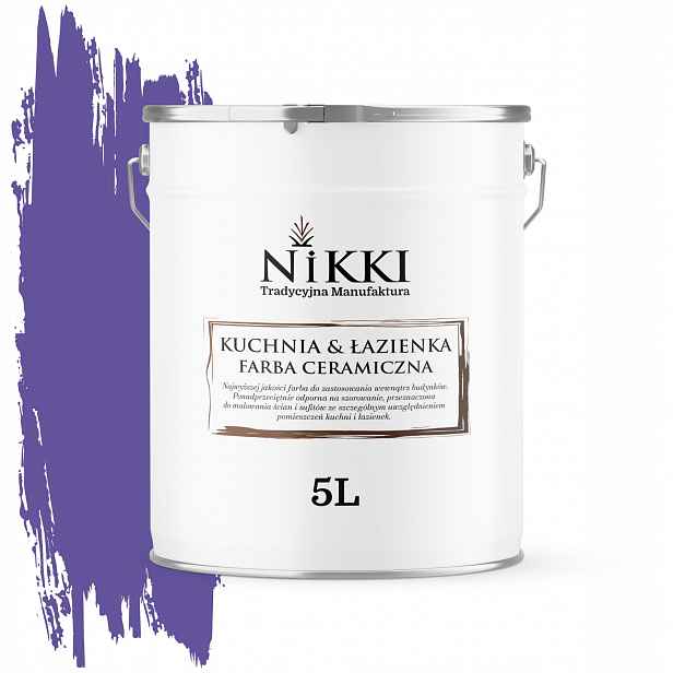 Barva Keramická Kuchyně Koupelna Purpurová H2711 Hluboká Matná 5L Nástěnná