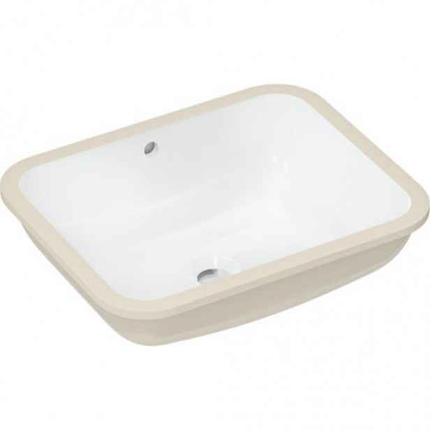 Hansgrohe Xuniva Q zápustné umyvadlo 45x35 cm bez otvoru pro baterii, s přepadem 60154450