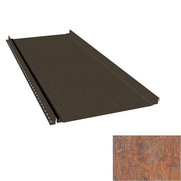 Krytina plechová LINEDEK 485 Micro Imitace MIC04 corten světlý