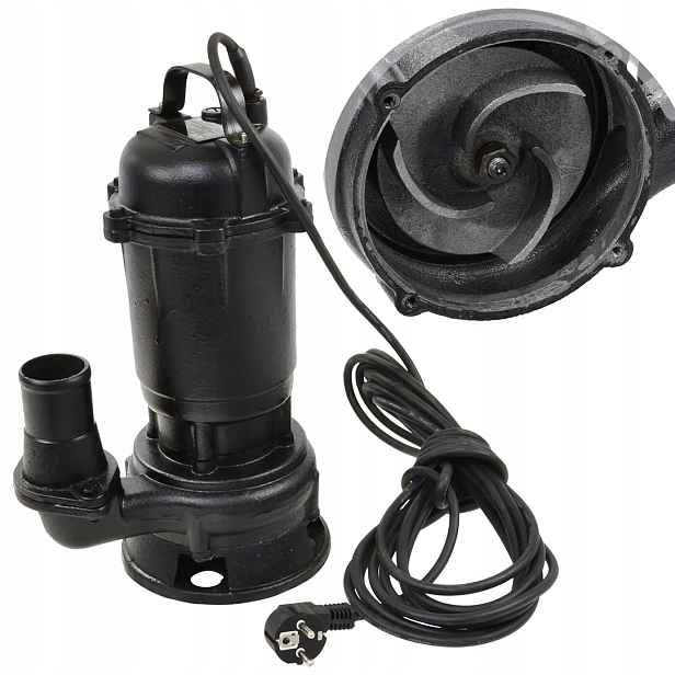 Litinová pumpa na špinavou vodu s drtičem 550 W 17 m3/h Geko G81402