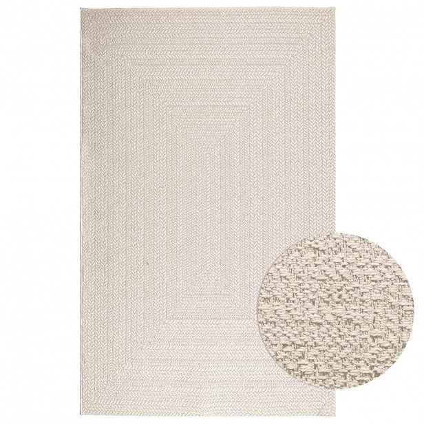 vidaXL Koberec ZIZUR krémová 160x230cm jutový vzhled interiér exteriér
