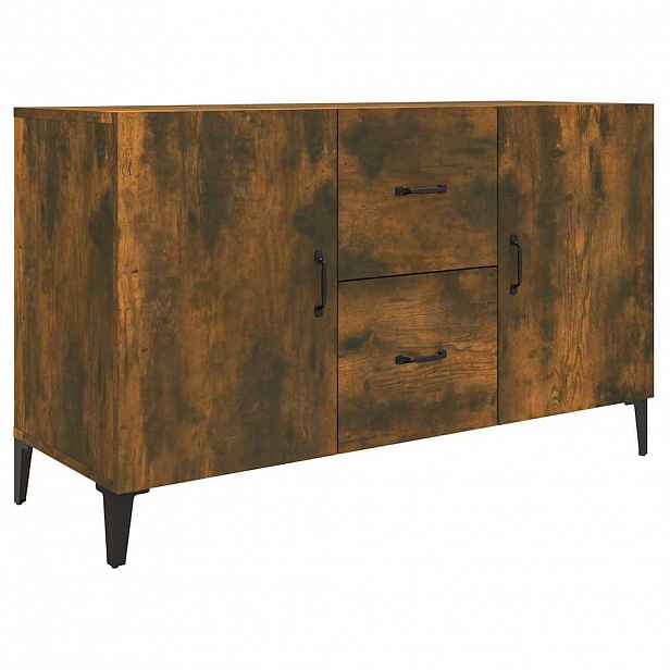 vidaXL Příborník kouřový dub 100 x 36 x 60 cm kompozitní dřevo