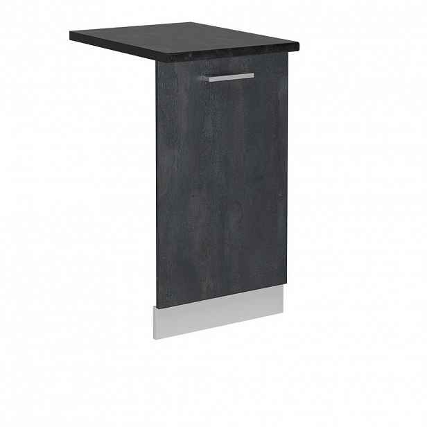 Vicco ČELNÍ PANEL MYČKY R-Line Černý beton 45 cm , PD Antracit
