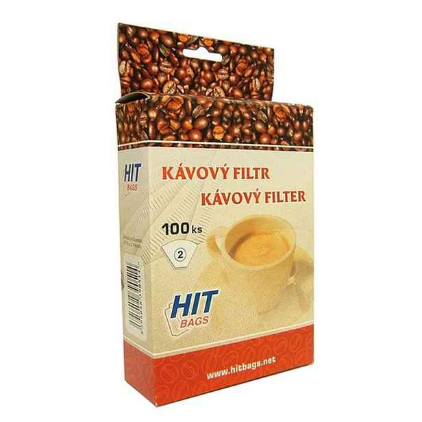 filtry 2/100ks na kávu, papír