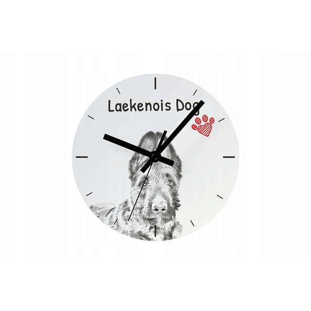 Laekenois Belgický ovčák, závěsné a stojící hodiny se psem, personalizace