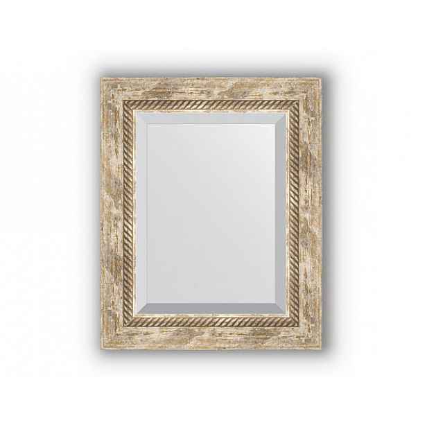 Zrcadlo s fazetou, provensálský dekor s krouceným detailem BY 3381 53x73 cm