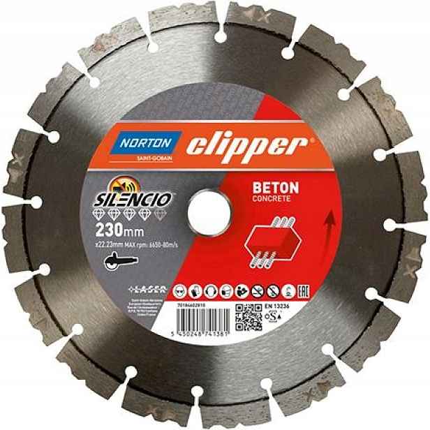 Diamantový kotouč Clipper Pro Beton Silencio 230 mm