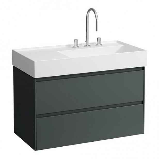 Laufen LANI skříňka pod umyvadlo 88x45x51,5 cm mdf šedá H4039621122661