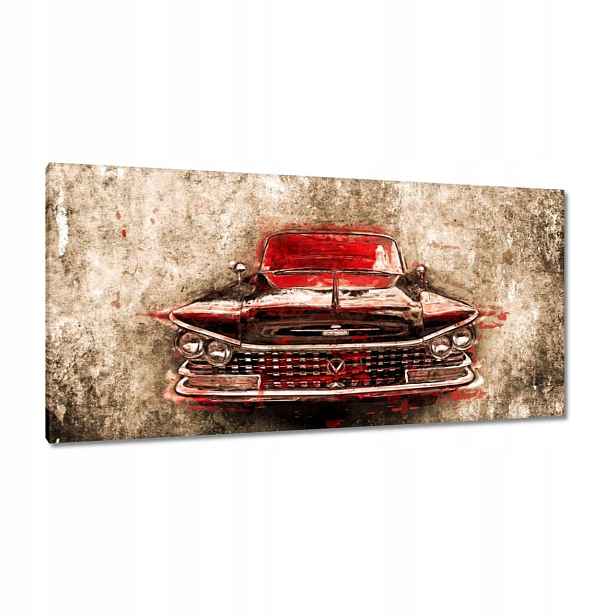Obrazy 115x55 Červený Buick