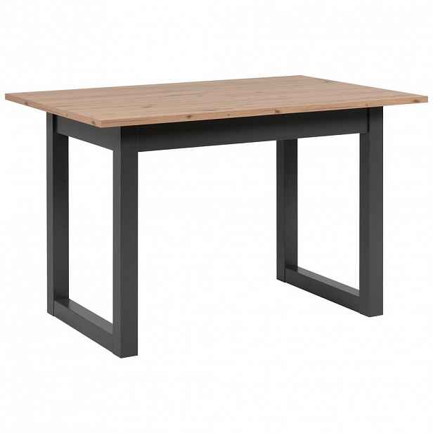 P & B JÍDELNÍ STŮL, antracitová, dub artisan, 120/80/75 cm