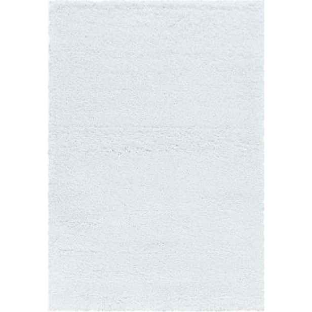Kusový koberec Fluffy Shaggy 3500 white 80 x 150 cm