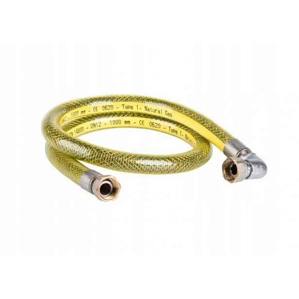Plynová Hadice S Kolenem 1/2" DN15 Vn 2m Flexibilní Hadice Na Plyn Diamond