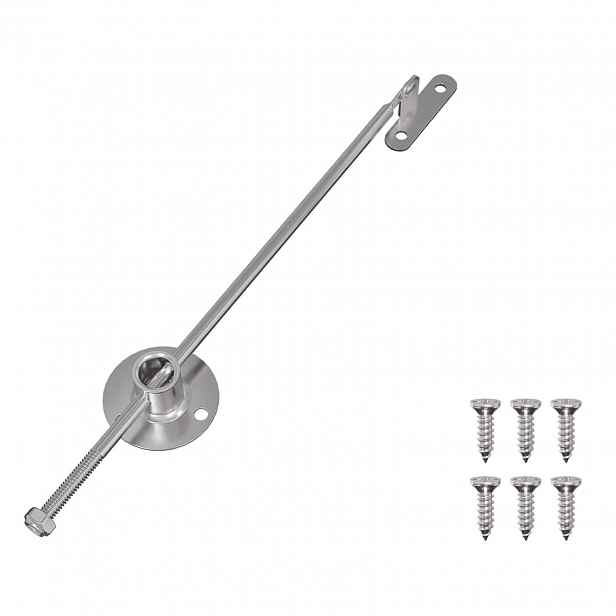 vidaXL Hliníkový táhlo závěs 12 ks Stříbrná 190 mm Kov