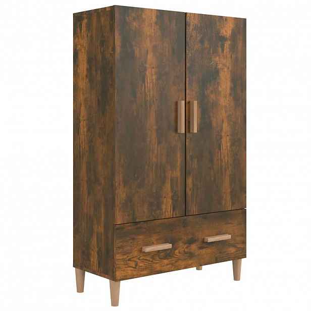 vidaXL Komoda kouřový dub 70 x 31 x 115 cm kompozitní dřevo