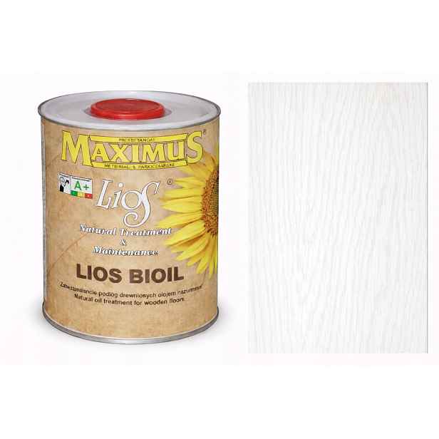 Maximus Lios Bioil Bianco bílý 1L barvicí olej na dřevo