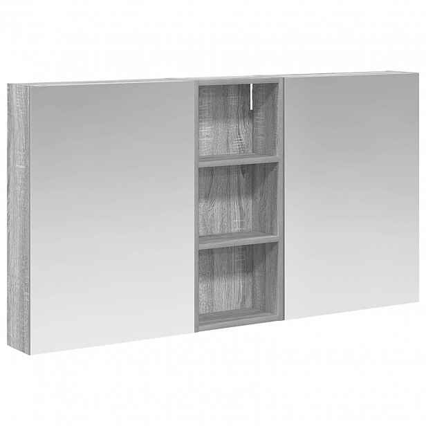 vidaXL Sada koupelnových skříněk 3 ks 130 x 14,5 x 70 cm