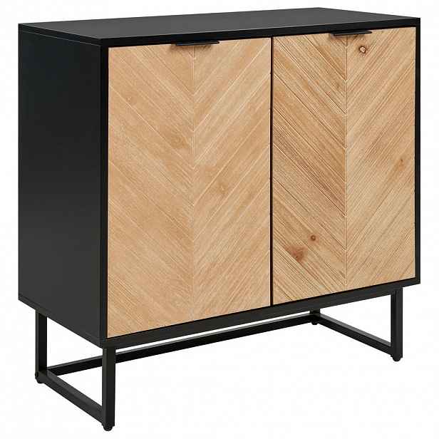Beliani SIDEBOARD Černý Alaska