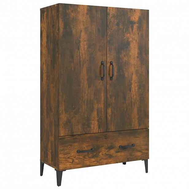 vidaXL Komoda kouřový dub 70 x 31 x 115 cm kompozitní dřevo
