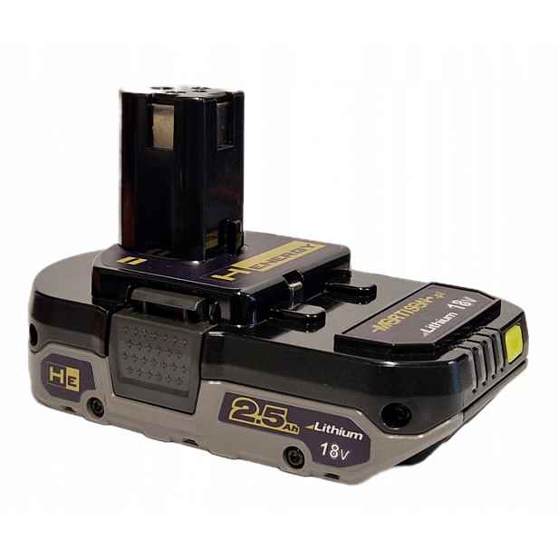 Akumulátor Baterie pro Ryobi One+ 18V 2.5Ah RB18L60