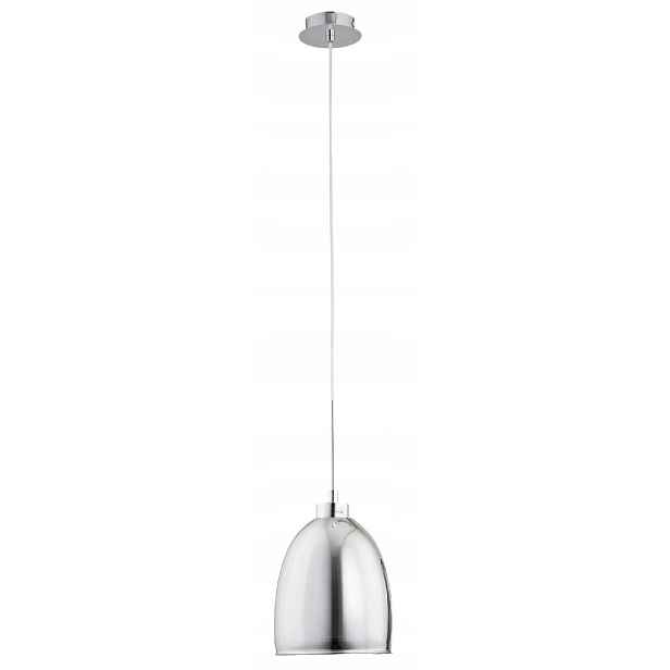 Alfa Ronda závěsná lampa E27 1x60W chrom/grafit sklo