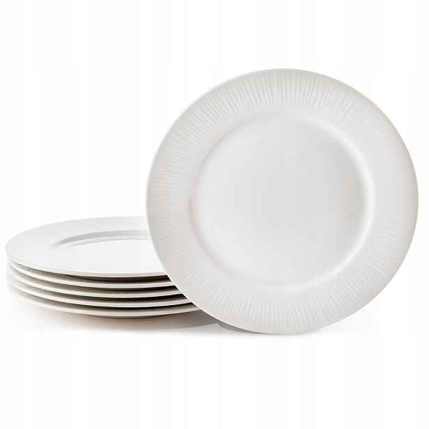 Sada 6 obědových talířů 26 cm Royal Ray Porcelán Tudor England