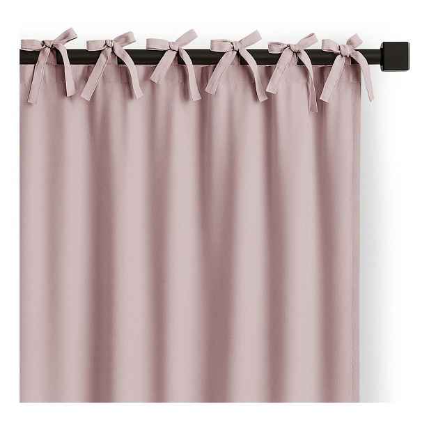 Starorůžový dimout závěs 140x250 cm Carli Tie – Restilo
