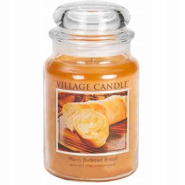 Velká svíčka Warm Buttered Bread Village Candle