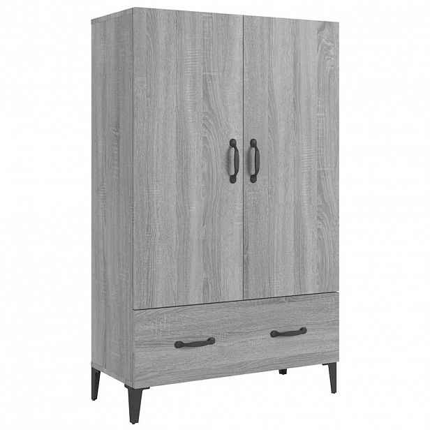 vidaXL Komoda šedá sonoma 70 x 31 x 115 cm kompozitní dřevo